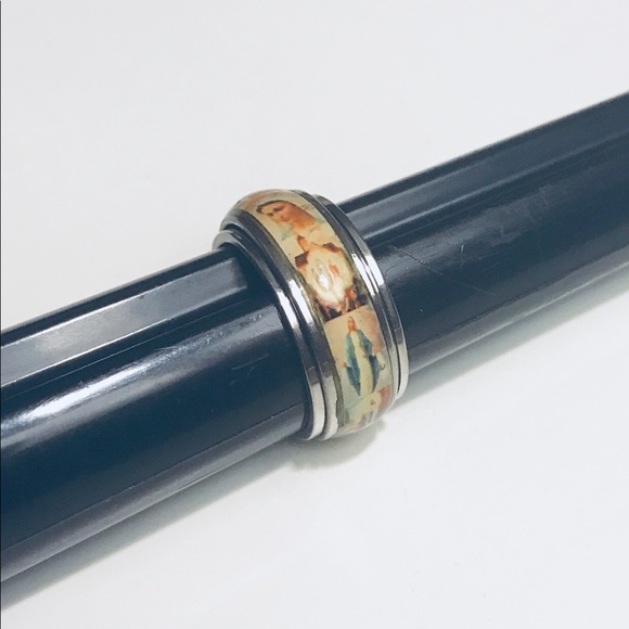 Fashion Ring Christian Catholic Religious Size 8 - Picture 2 of 4